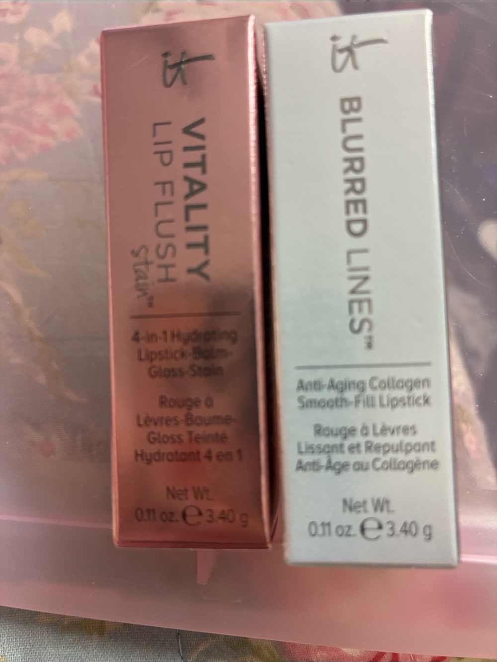 it Cosmetics Lip Duo — Rose Pink & Neutral Beige